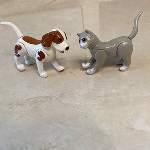 1995 Barbie Pet Doctor Grey Cat and Dog Mattel